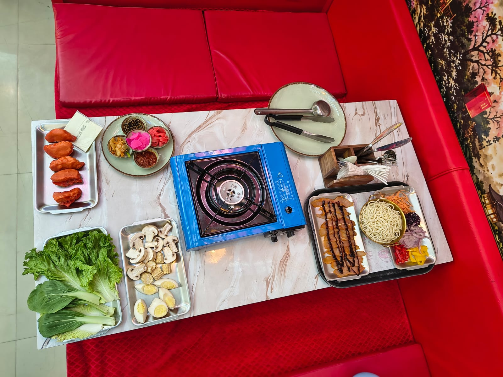 Tao Bao Korean BBQ spread
